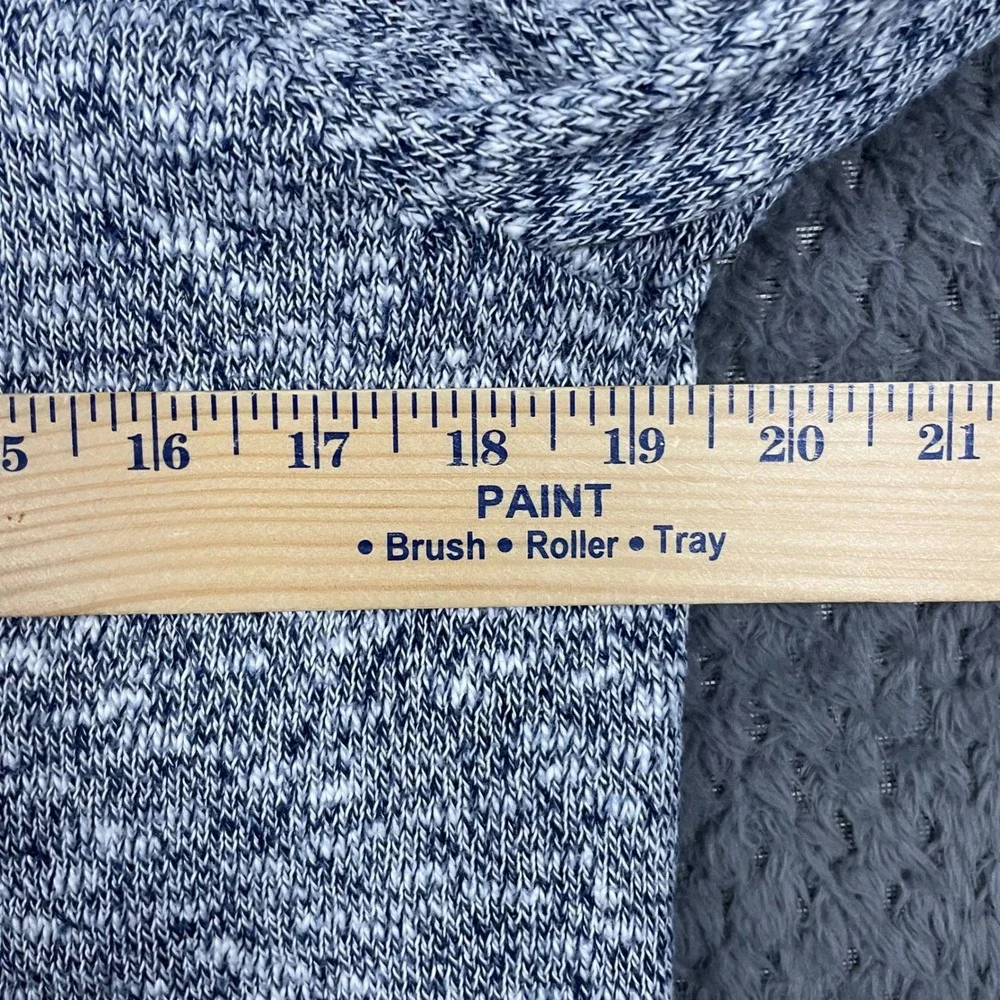 J.Crew Womens Blue‎ Marled Knit Pullover Sweater Small Classic Casual Cozy